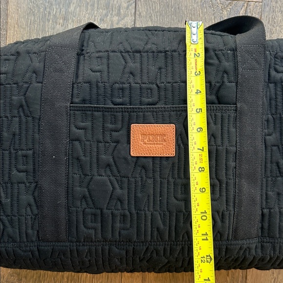 PINK Victoria’s Secret Black Quilted Duffel Bag - Picture 10 of 14
